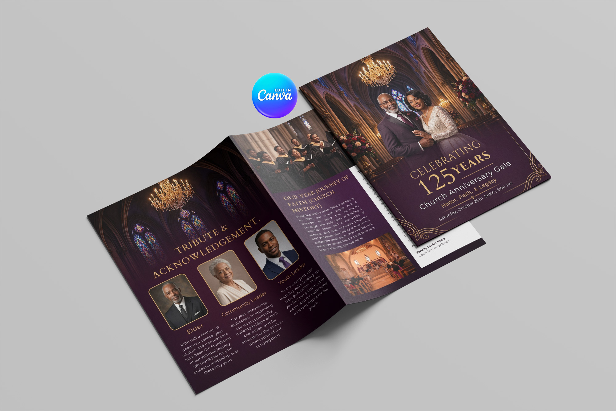 Chruch Anniversary template 